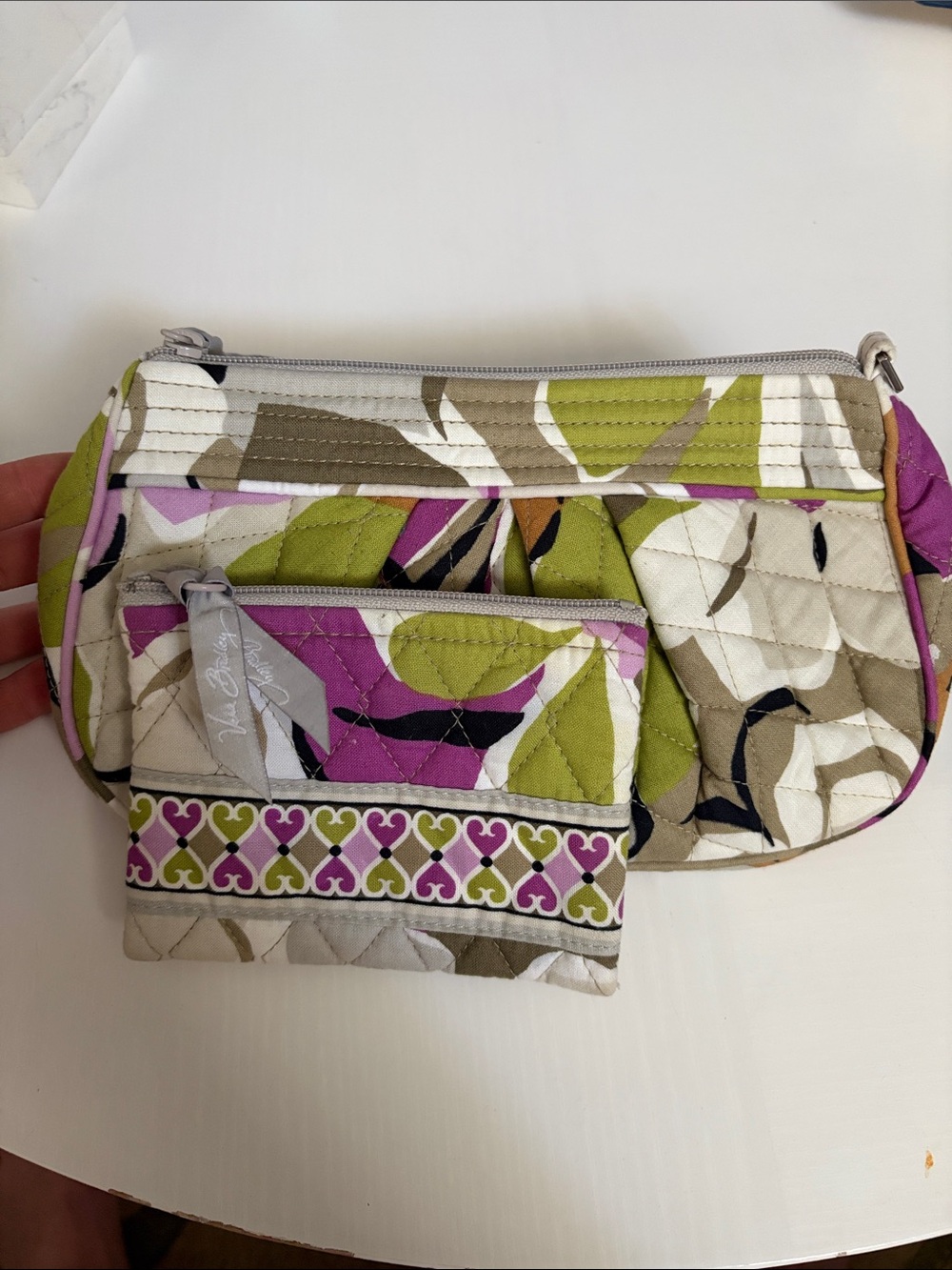 Vera Bradley Quilted Bag Set